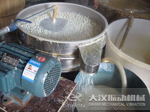 豆漿過濾旋振篩的使用 豆漿過濾旋振篩的使用