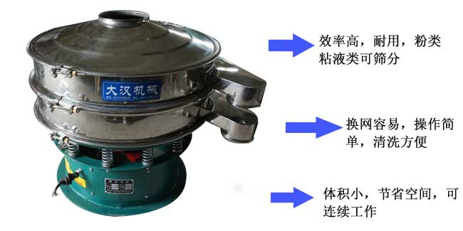 旋振篩特點(diǎn) 旋振篩特點(diǎn)